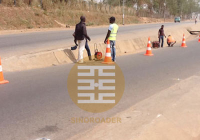 Sinoroader Bitumen Sprayer Truck in Nigeria